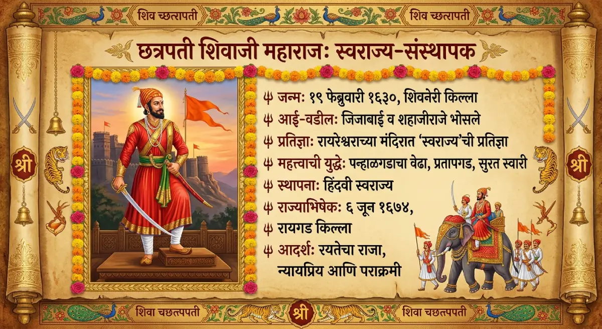 Traditional व Shivaji Maharaj Marathi Bio