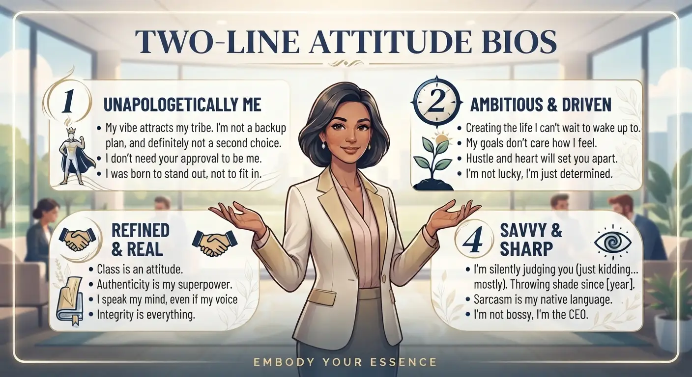 Two-Line Attitude Bios