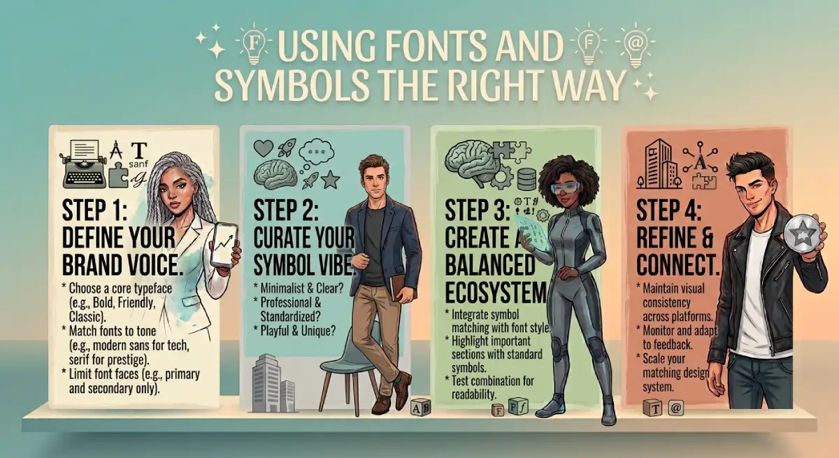 Using Fonts and Symbols the Right Way