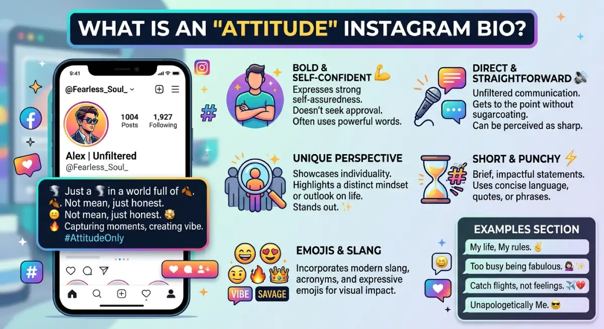 What Is an "Attitude" Instagram Bio?