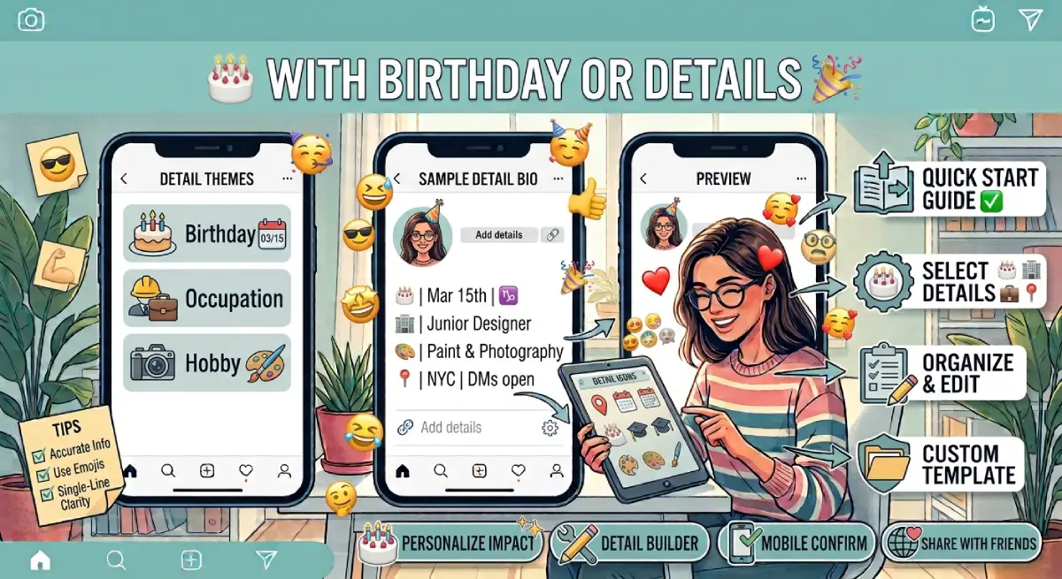With Birthday or Details
