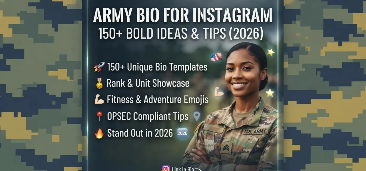 Army Bio for Instagram: 150+ Bold Ideas & Tips (2026)
