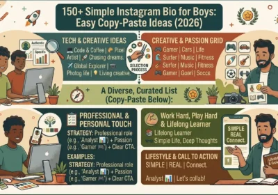 150+ Simple Instagram Bio for Boys: Easy Copy-Paste Ideas (2026)