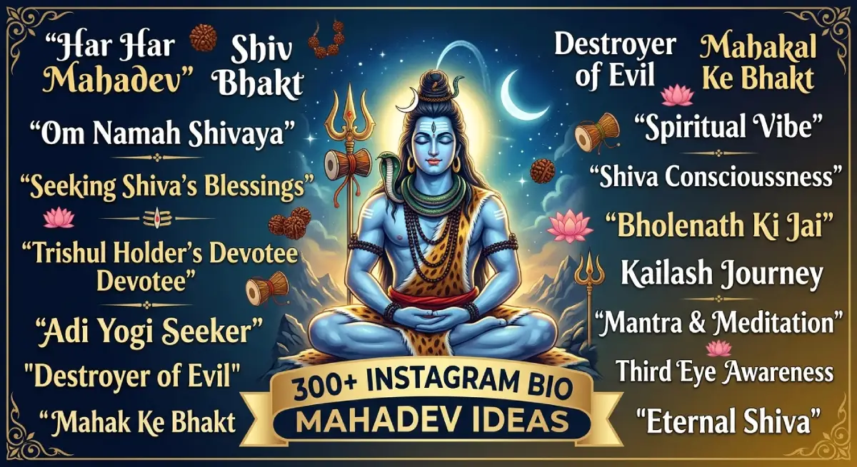 300+ Instagram Bio Mahadev Ideas