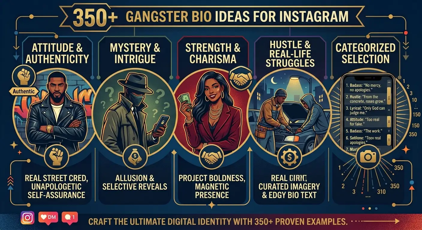 350+ Gangster Bio for Instagram