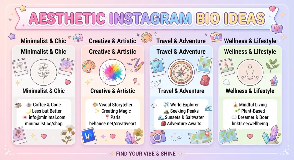 Aesthetic Instagram Bio Ideas