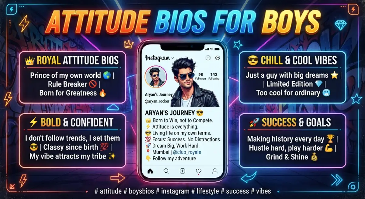 Attitude Bios for Boys