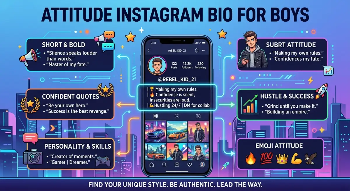 Attitude Instagram Bio for Boys