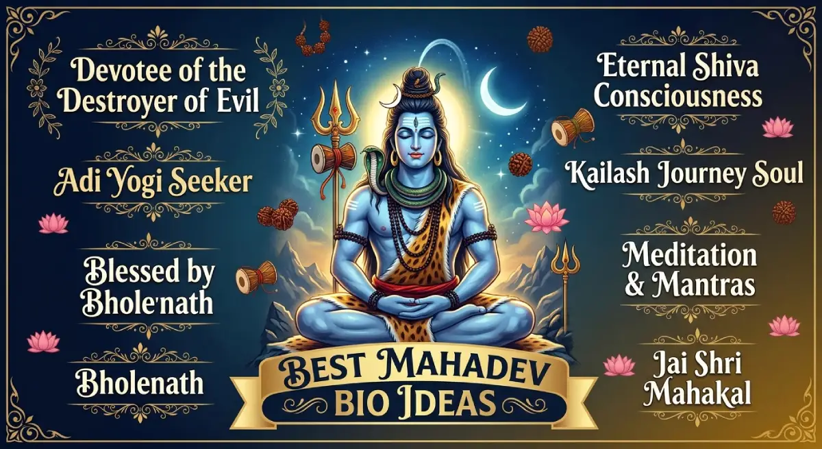 Best Mahadev Bio for Instagram
