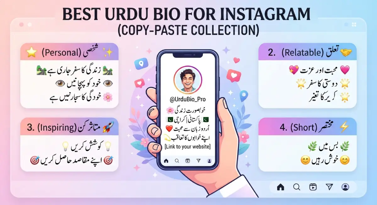 Best Urdu Bio for Instagram (Copy-Paste Collection)