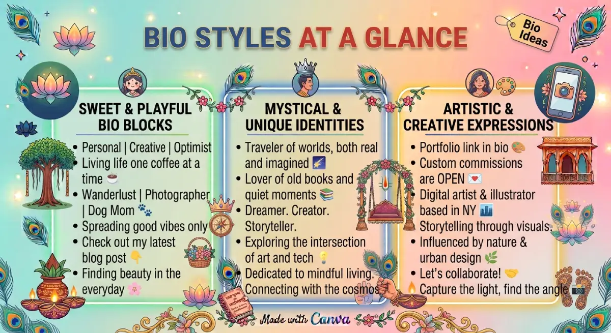 Bio Styles at a Glance