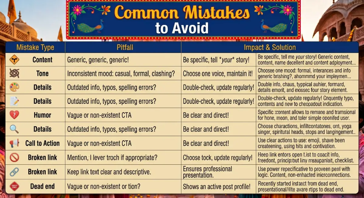 Common Mistakes to Avoid
