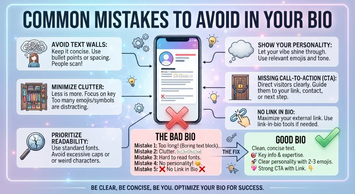 Common Mistakes to Avoid in Your Bio