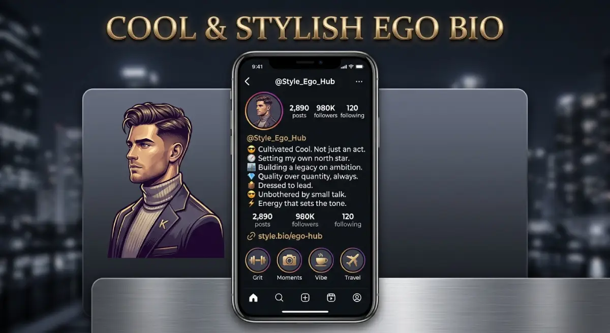 Cool & Stylish Ego Bio for Instagram for Boy
