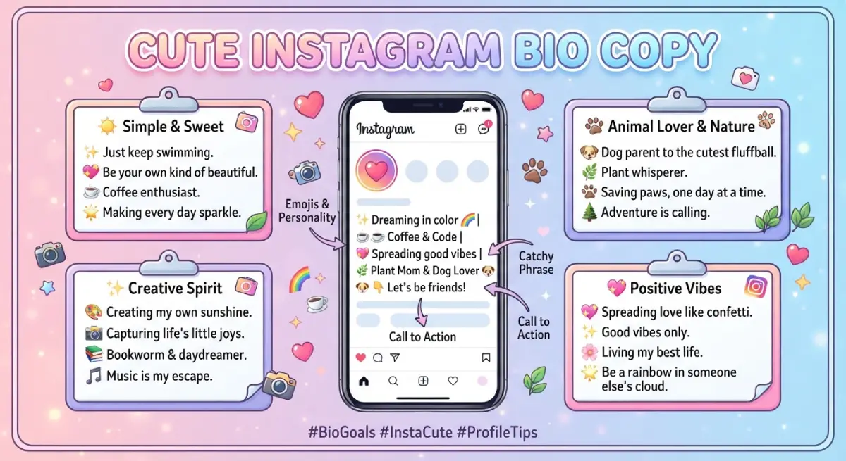 Cute Instagram Bio Copy