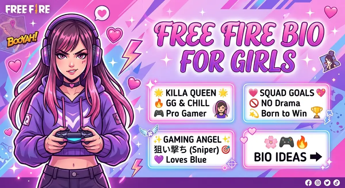 Free Fire Bio for Girls