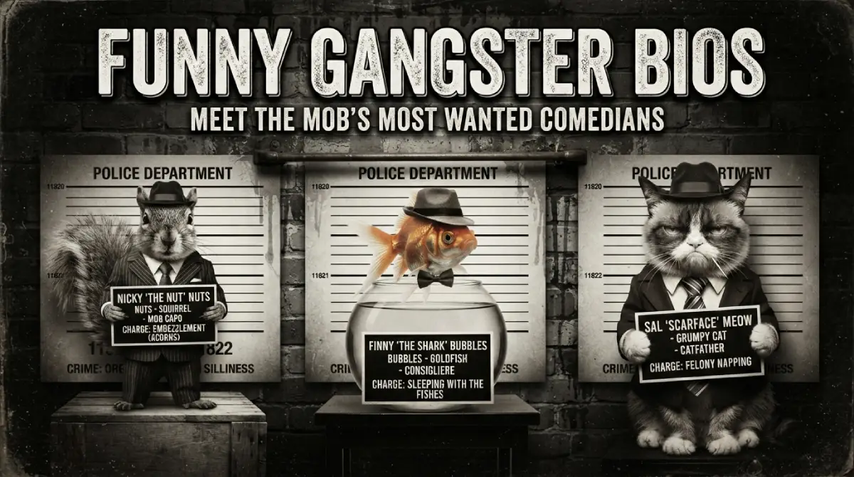 Funny Gangster Bios