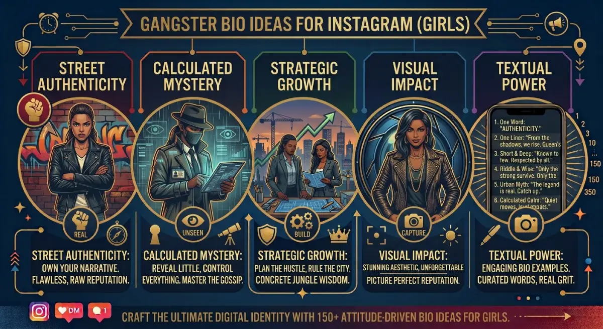 Gangster Bio for Instagram for Girls