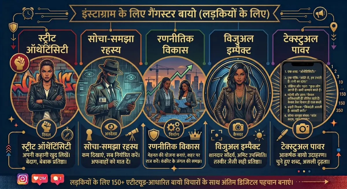 Gangster Bio for Instagram in Hindi