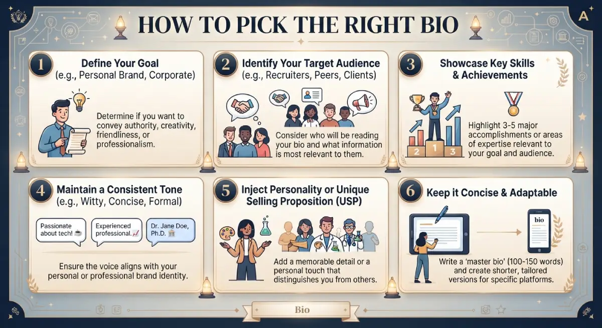 How to Pick the Right Bio