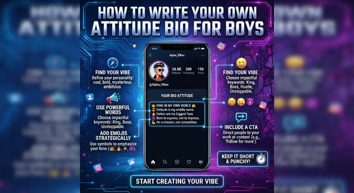How to Write Your Own Attitude Bio for Boys
