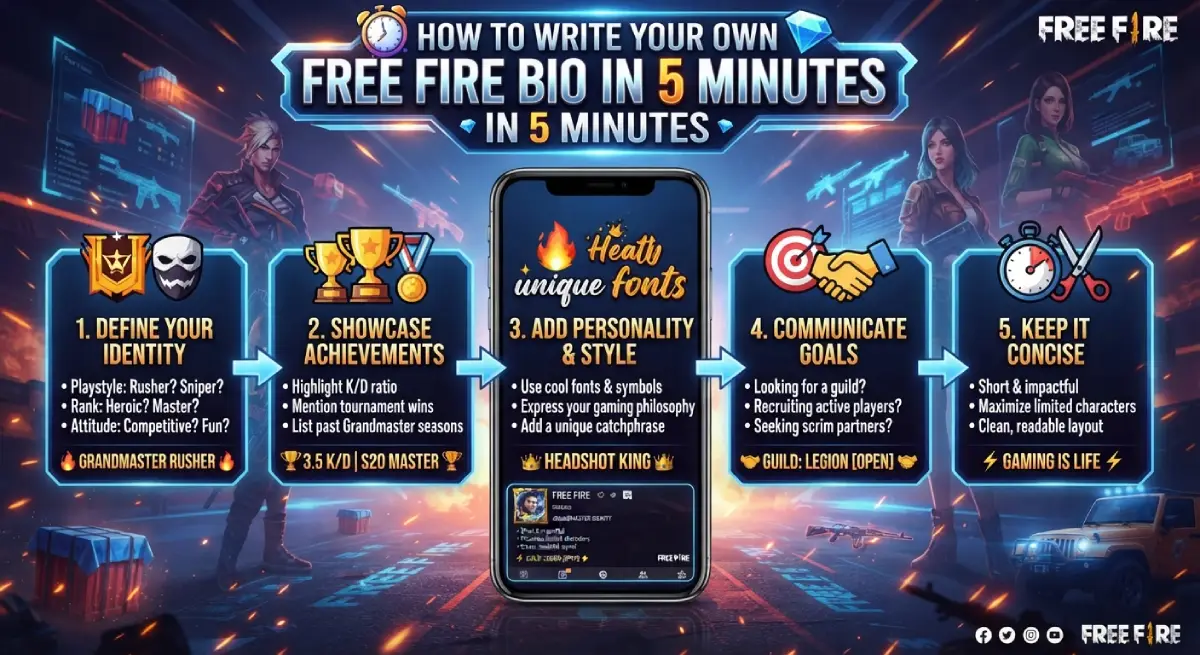 How to Write Your Own Free Fire Bio in 5 Minutes