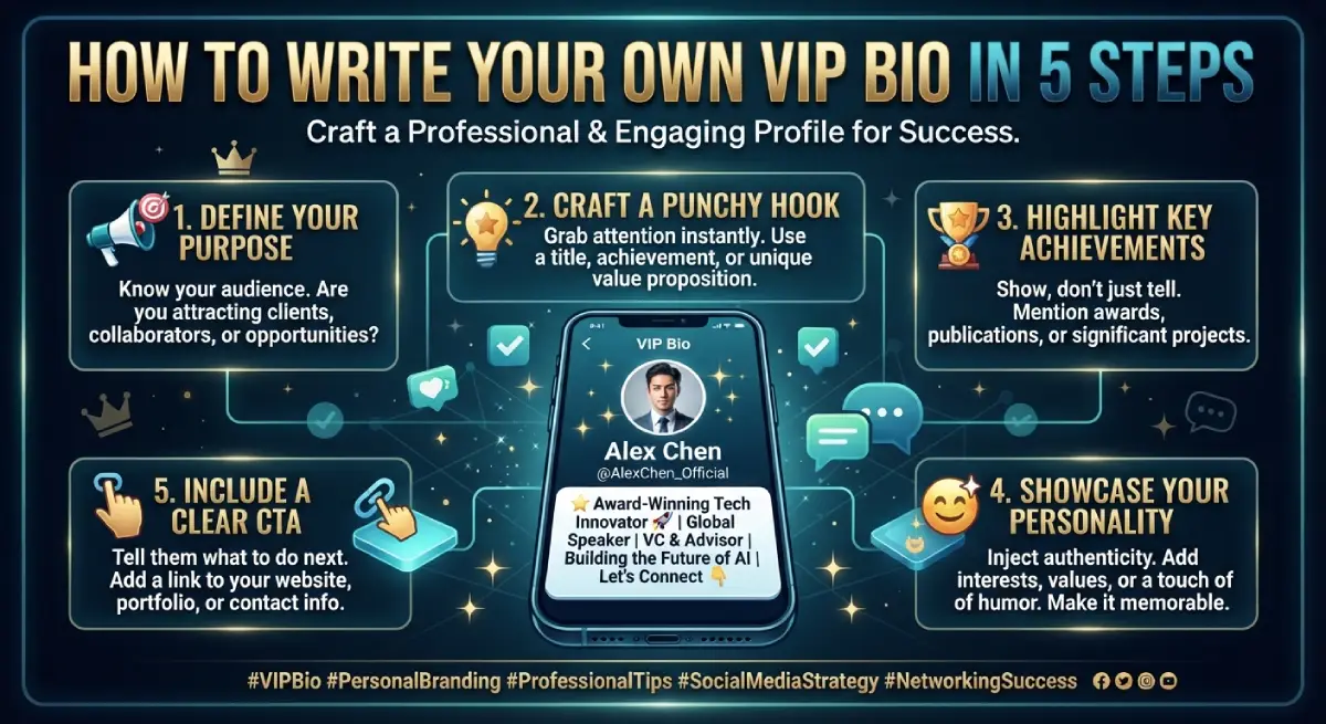 How to Write Your Own VIP Bio in 5 Steps