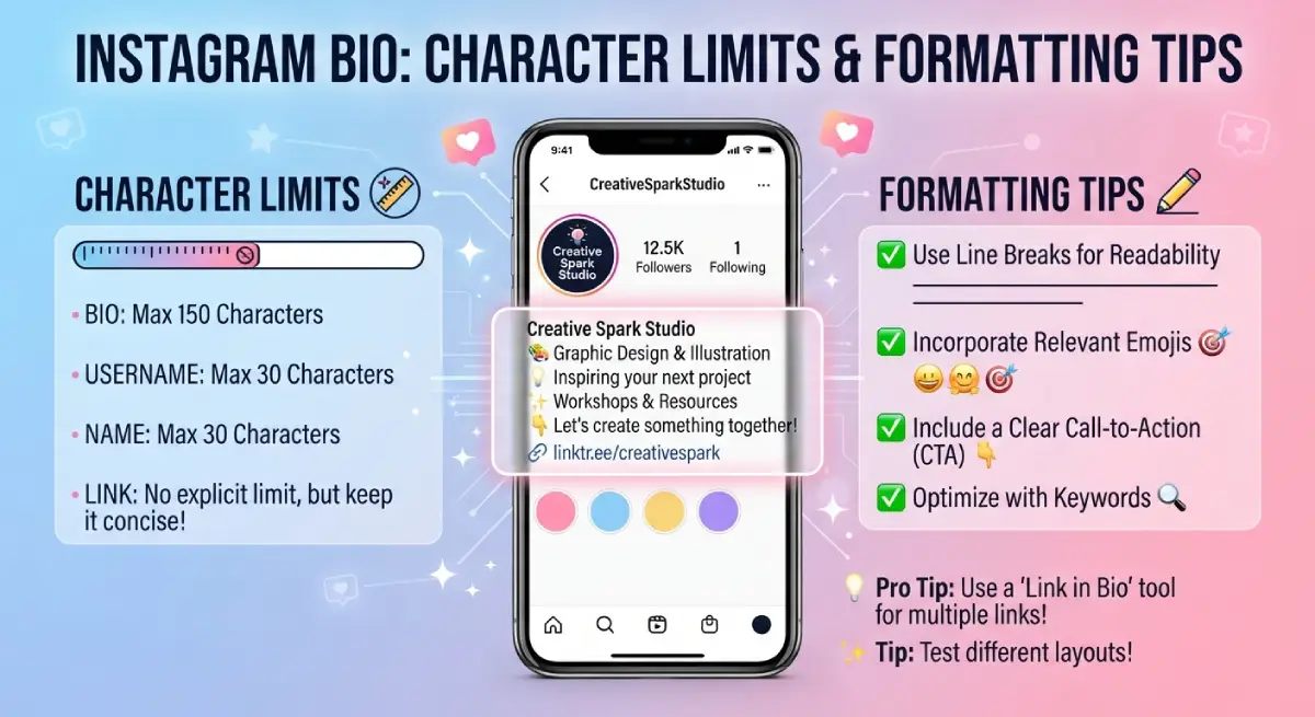 Instagram Bio Character Limit and Formatting Tips
