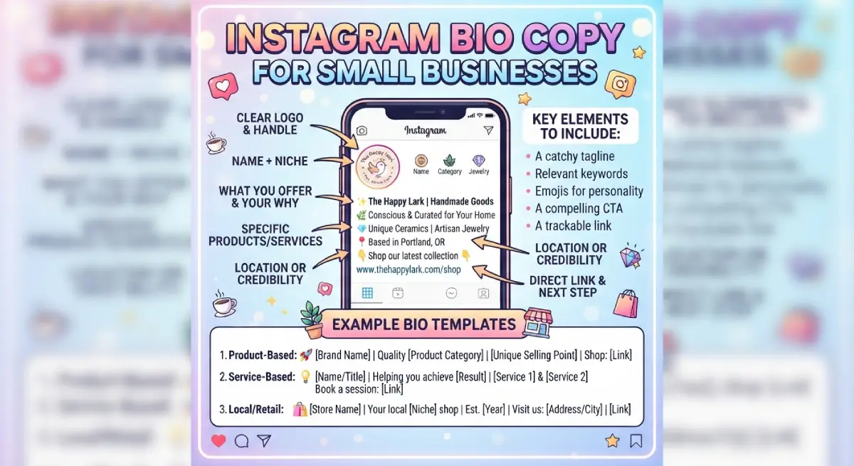 Instagram Bio Copy for Small Businesses