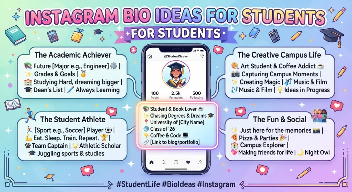 Instagram Bio Ideas for Students