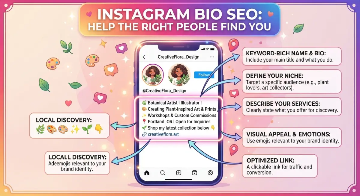 Instagram Bio SEO: Help the Right People Find You