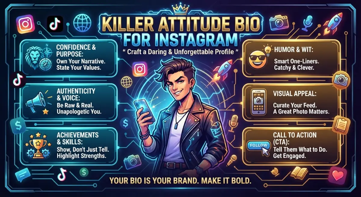 Killer Attitude Bio for Instagram