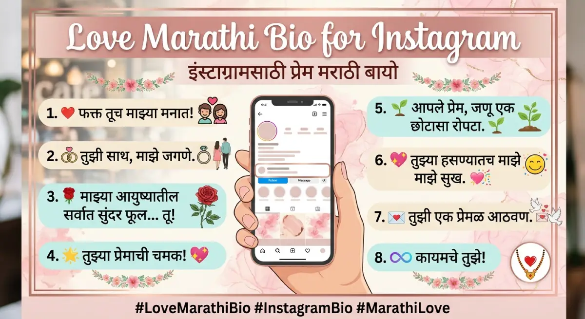 Love Marathi Bio for Instagram