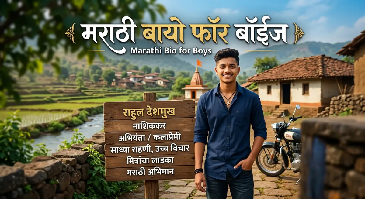 Marathi Bio for Boys