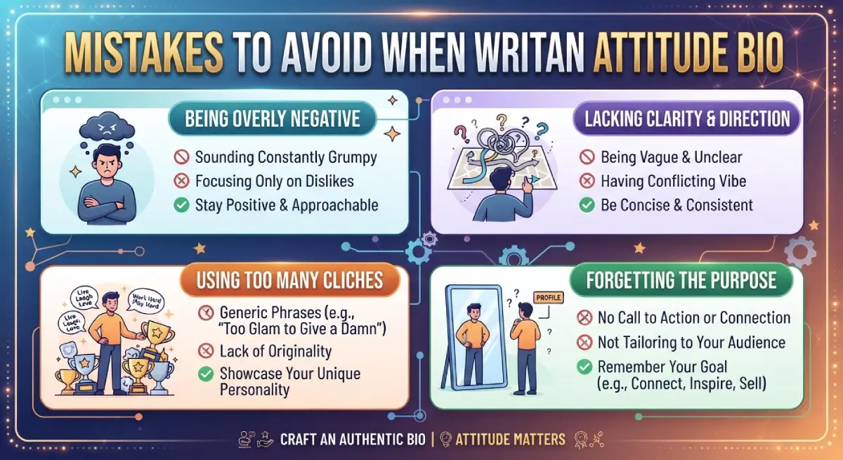 Mistakes to Avoid When Writing an Attitude Bio