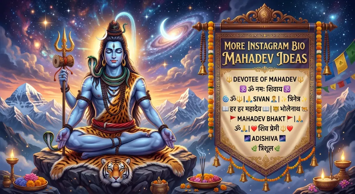 More Instagram Bio Mahadev Ideas