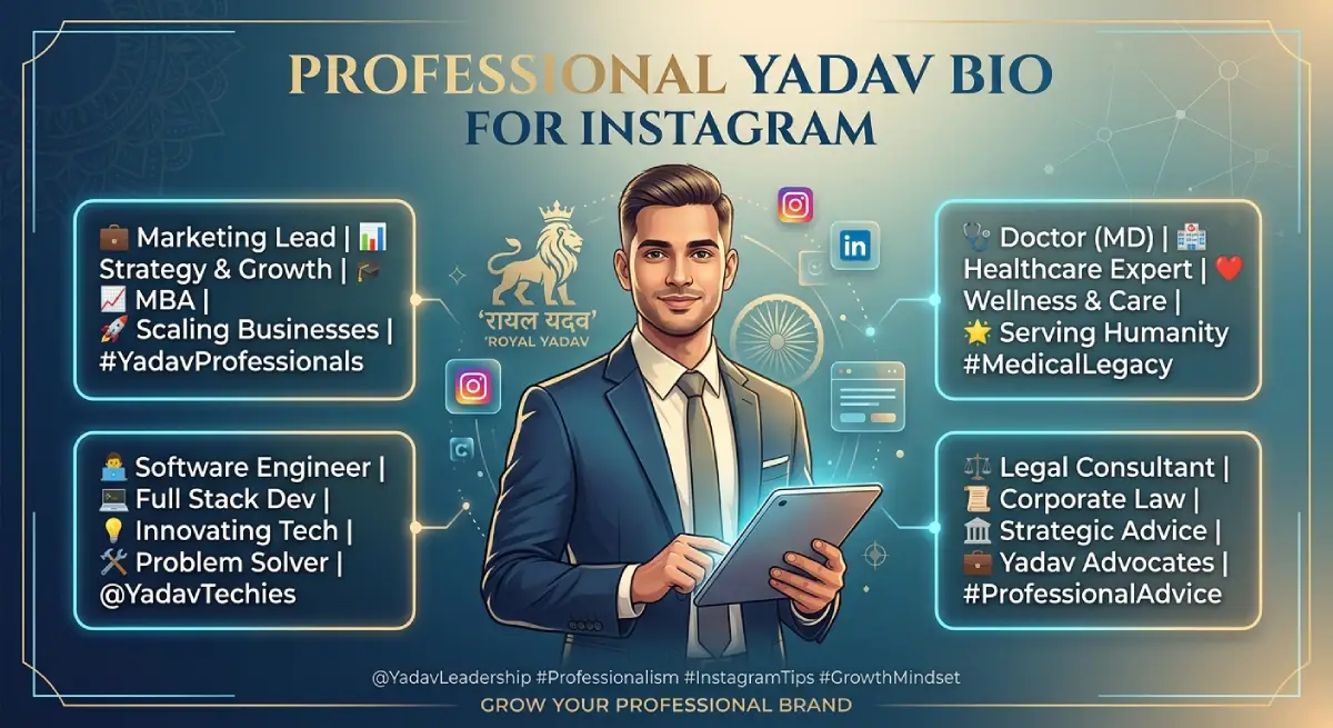 Professional Yadav Bio for Instagram