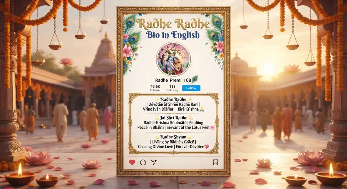 Radhe Radhe Bio in English