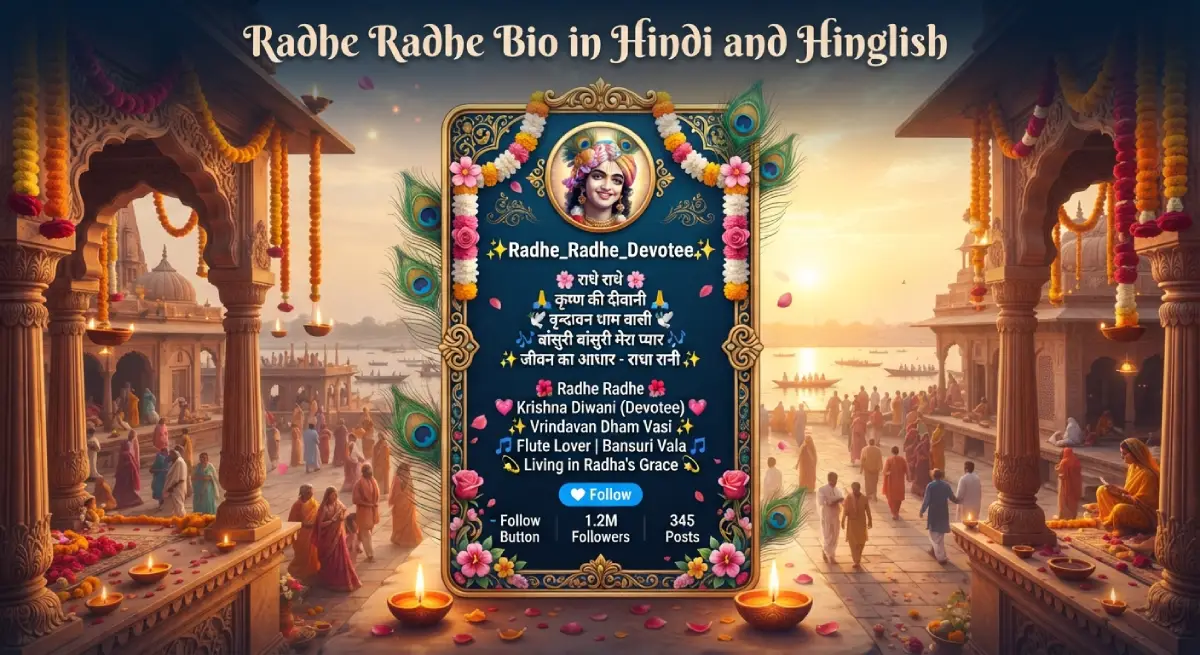 Radhe Radhe Bio in Hindi and Hinglish