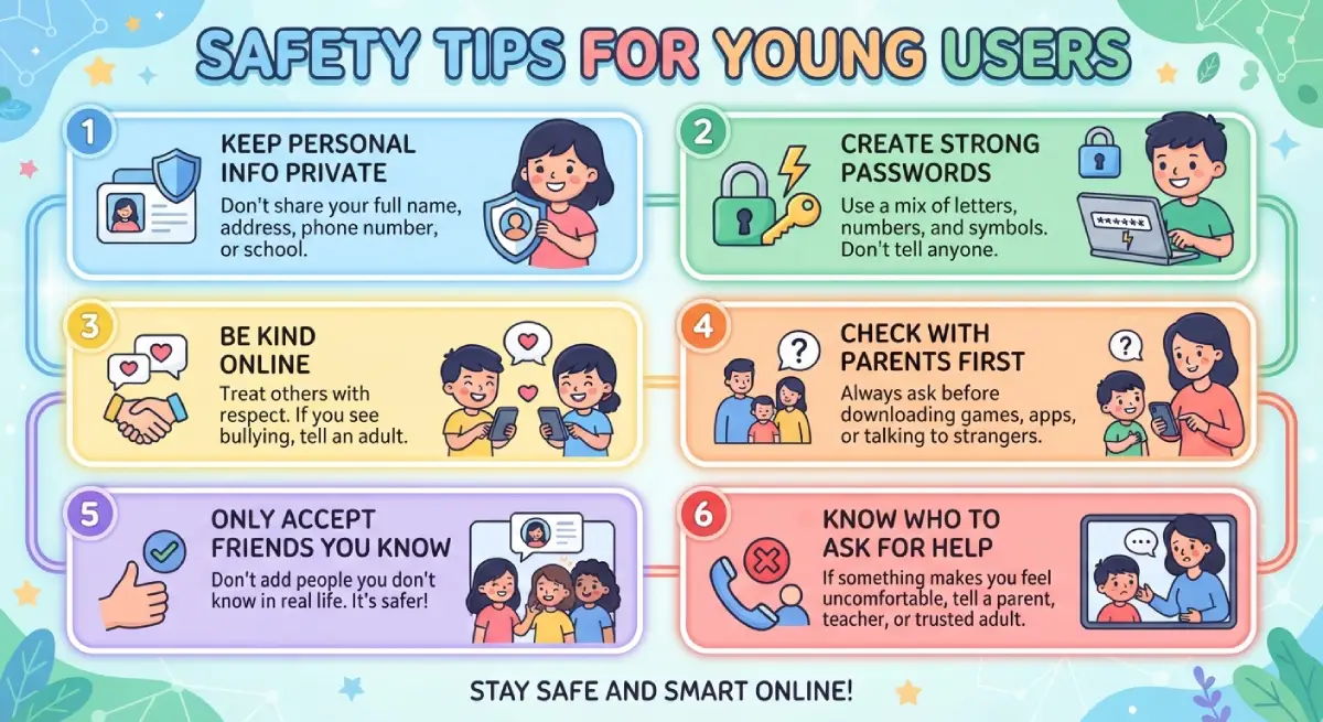 Safety Tips for Young Users