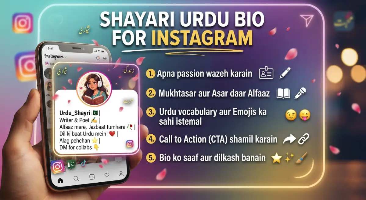 Shayari Urdu Bio for Instagram