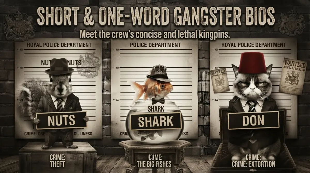 Short & One-Word Gangster Bios