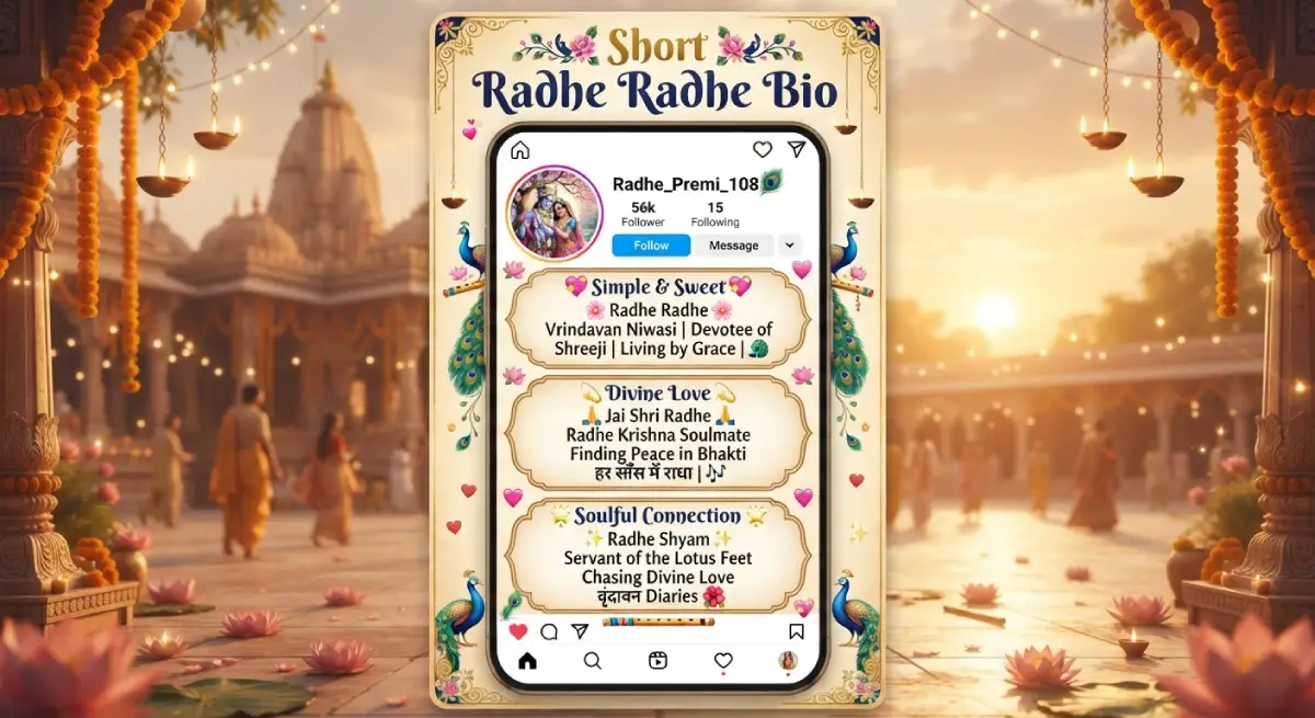Short Radhe Radhe Bio