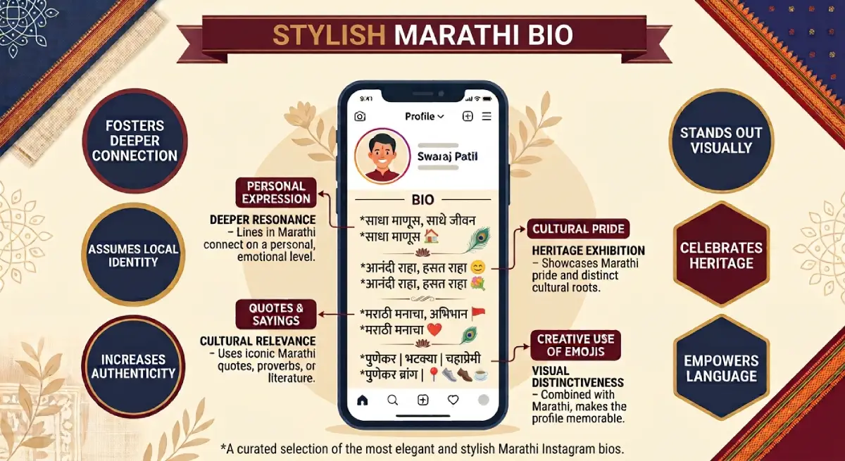 Stylish Marathi Bio