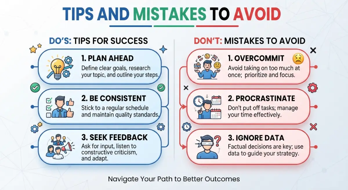 Tips and Mistakes to Avoid