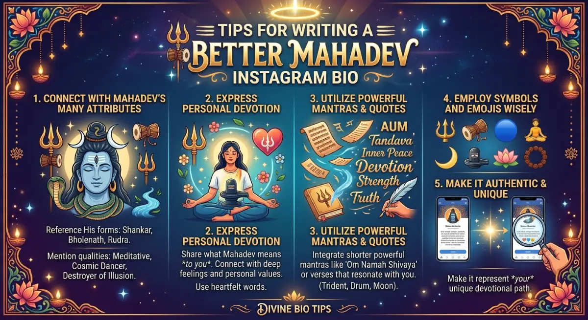 Tips for Writing a Better Mahadev Instagram Bio