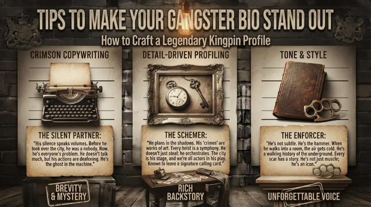 Tips to Make Your Gangster Bio Stand Out