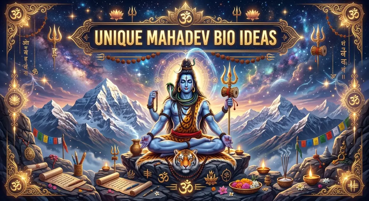 Unique Mahadev Bio Ideas