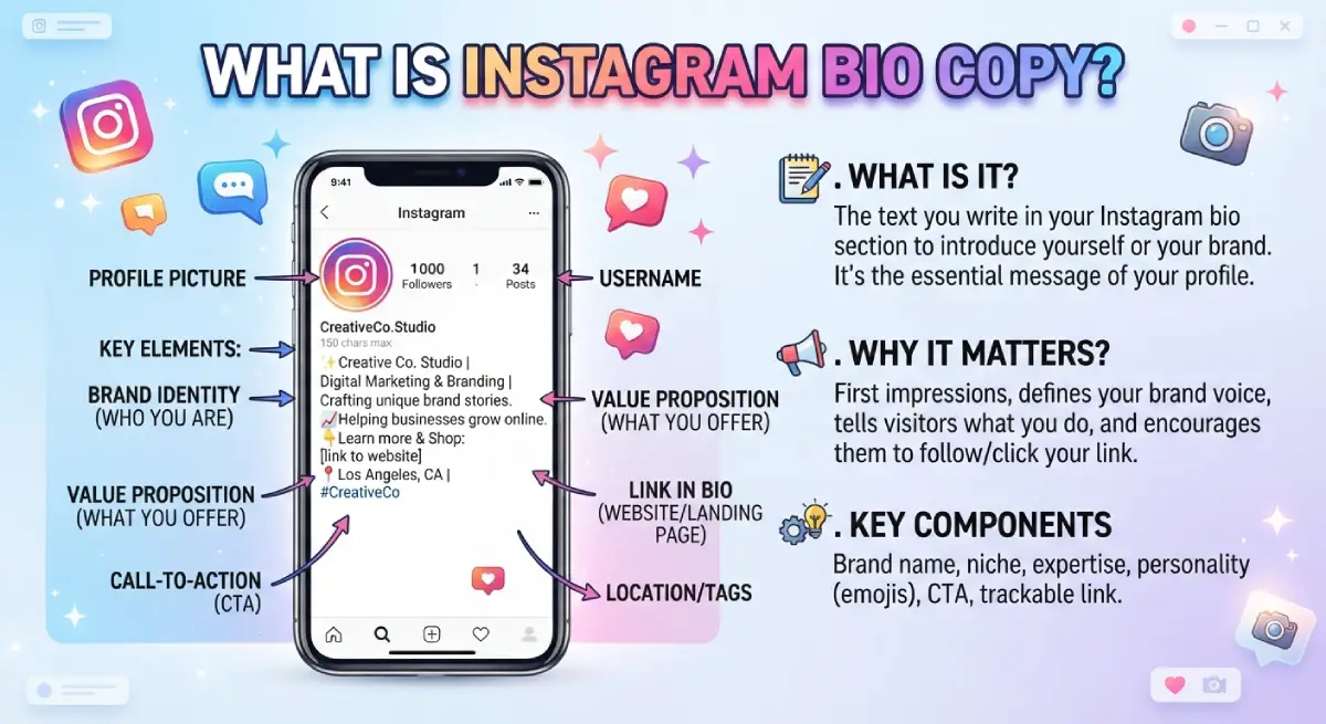 What Is Instagram Bio Copy?