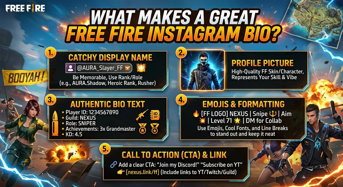 What Makes a Great Free Fire Instagram Bio?